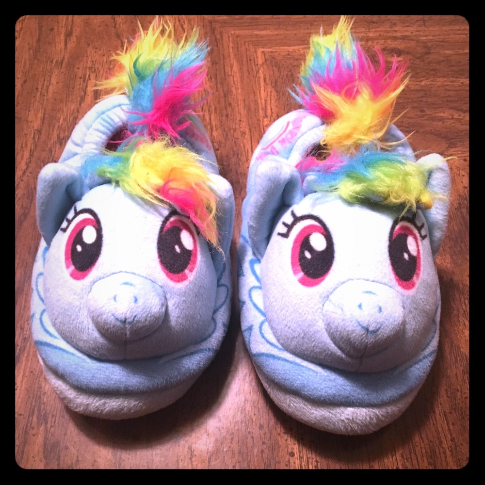 NEW My Little Pony (Rainbow Dash) Slippers